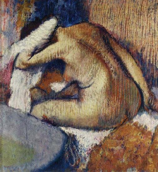 Edgar Degas After the Bath china oil painting image